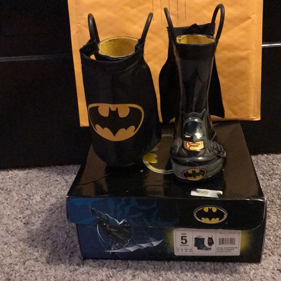Western Chief Batman Rainboots 5C - Picture 1 of 7